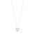 Dune Recycled Necklace Silver Plated 