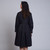 Blair Long Sleeve Shirt Dress Black