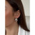 Silver Tri Hoop Earrings