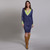 Evie Ultra V-Neck Knit Dress Navy