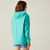 Mayse Hoody Fleece - Turquoise