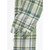 Green/Turq/Cream Tartan Lambswool scarf 