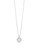Sparkle Silver Clover Pendant and Chain 
