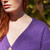 Lisa Cable Boyfriend Button Cardigan – Purple