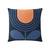 Microfibre Filled Cushion 45cm x 45cm Stripe Tulip Indigo