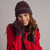 Elmo Faux Fur Gloves - Purple