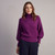 Basket Oversized Neck Knit Jumper - Pink