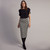 Euphoria Jacquard Statement Skirt - Black
