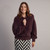 Elmo Faux Fur Bomber - Purple Elmo Faux Fur Bomber - Purple