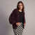 Elmo Faux Fur Bomber - Purple Elmo Faux Fur Bomber - Purple