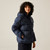 Orla Padded Jacket – Navy & Frilly Flower Blue  
