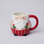 Dolomite Santa Mug with  Cover Multi