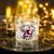 Santa LED Light Up Candle