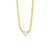 Gold Open Pavé Circle Necklace