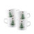 Little Robin Christmas Tree Mugs (Set of 4)