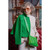 Armadillo Pleat Crossbody – Green