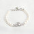 Silver Claddagh Pearl Bracelet