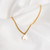 Gold Irish Shamrock Pendant Bracelet