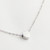 Silver Heart Grá Pendant Necklace