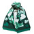 Claddagh Knit Scarf Green And Cream