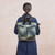 Flower Galaxy Midnight Axis Backpack