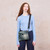 Flower Galaxy Midnight Quadrant Crossbody