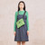 Moonflower Spring Green Quadrant Crossbody