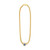 Gold Magnetic Necklace with Light Sapphire Stone
