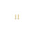 Gold Double-Sided Clover Hook Earrings