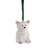 Baby's First Christmas Teddy Bear Ornament - Pink