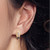Vermeil/Cubic Zirconia Meteor Studs
