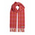 Orange & Pink Check Lambswool Scarf