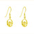 Gold Celtic Claddagh Drop Earrings