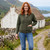 Traditional Hand-Knit Aran Lumber Cardigan