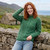 Merino Wool Roll Neck Aran Sweater