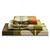 Stem Check Hazel Ochre Hand Towel 