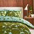 Bubble Flower Aqua Seagrass Reversible Bed Linen Set