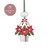 Poinsettia Basket Christmas Tree Decoration