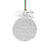 Clear & Red Stone Bauble Christmas Tree Decoration