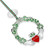 Claddagh Shamrock Christmas Tree Decoration