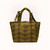 Puffy Reversible Tote - Solid Stem Khaki & Fern 