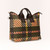 Carry Grab Bucket Bag - Cubic Check Cocoa 