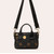 Mini Fielder Handbag - Flower Power Ebony 