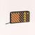 Forget Me Not Wallet - Cubic Check Cocoa 