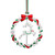 Reindeer Wreath Christmas Tree Decoration