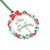 Reindeer Wreath Christmas Tree Decoration