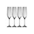 Galway Crystal Erne Set of 4 Flute Set _10002