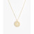 Little Light Gold Disk Pause Pendant_10001