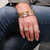 Wave Silver Bangle