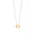 Maureen Lynch Wave Mini Silver & Gold Pendant _10001